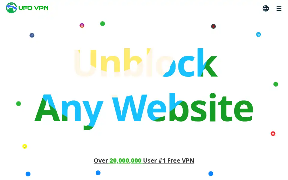 Screenshot of ufovpn.io