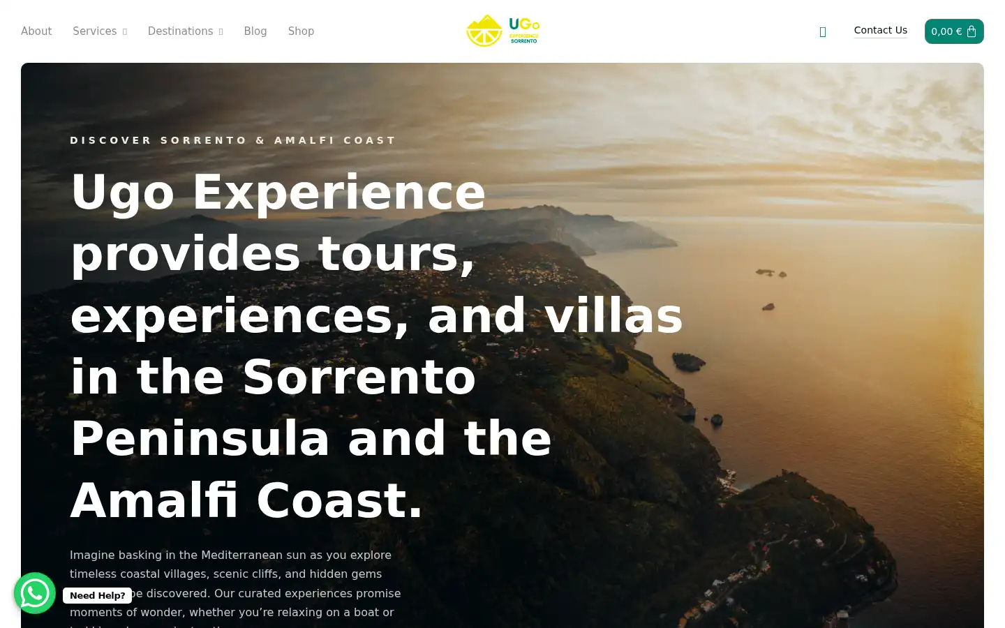 Screenshot of ugoexperience.it