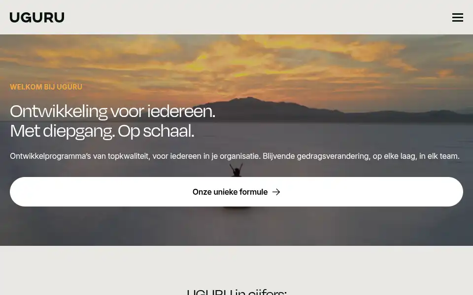 Screenshot of uguru.nl