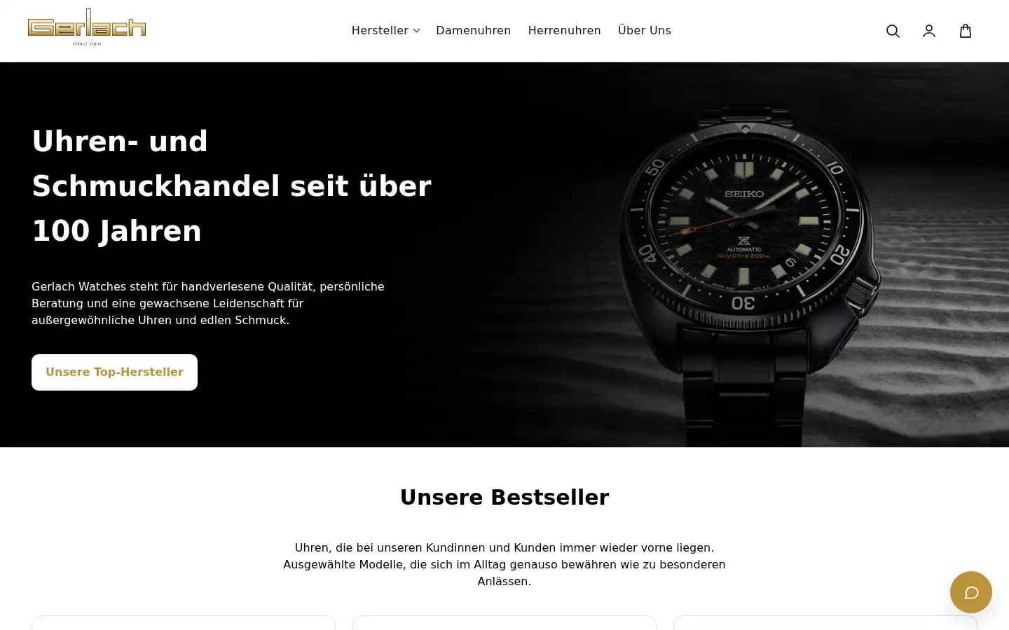 Screenshot of uhren-gerlach.de