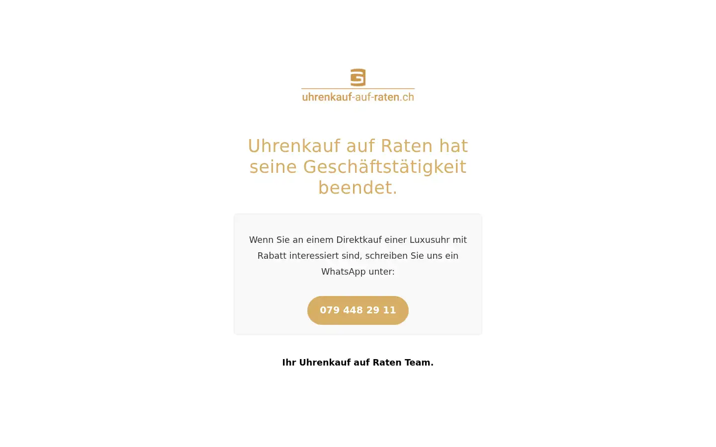 Screenshot of uhrenkauf-auf-raten.ch