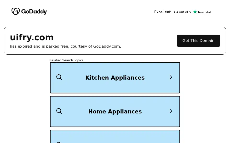 Screenshot of uifry.com