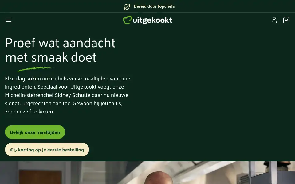 Screenshot of uitgekookt.nl