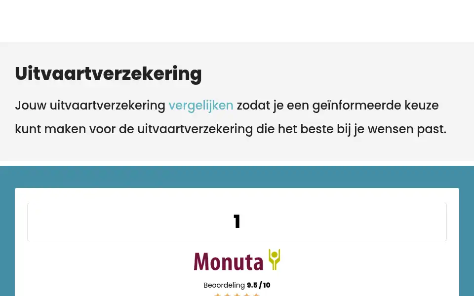 Screenshot of uitvaartverzekeringen.net