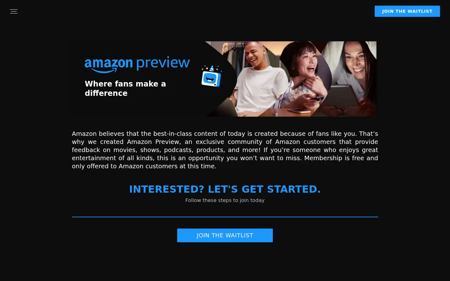 Screenshot of uk.amazonpreview.com
