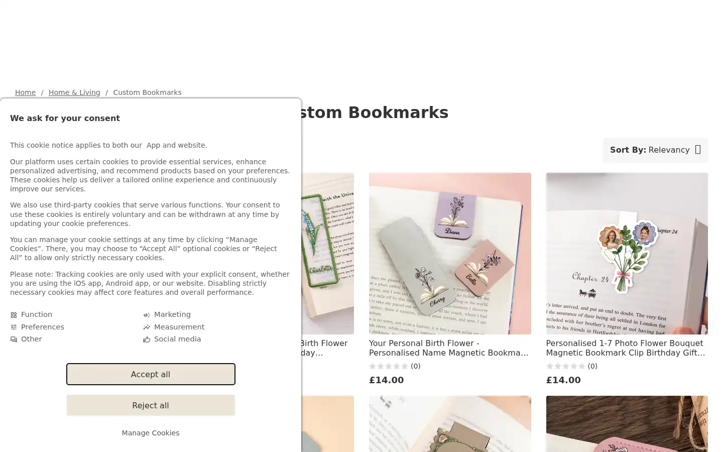 Screenshot of uk.callie.com