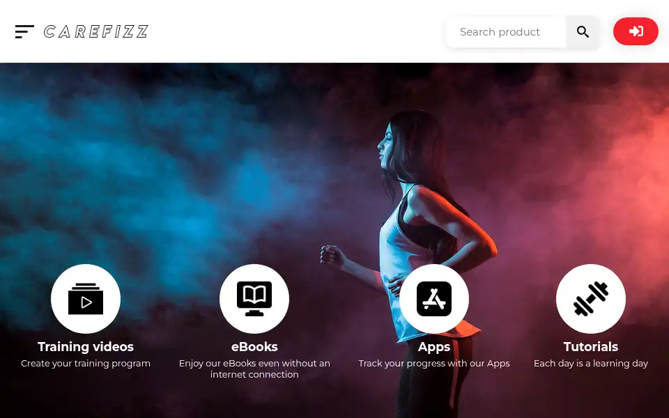 Screenshot of uk.carefizz.com
