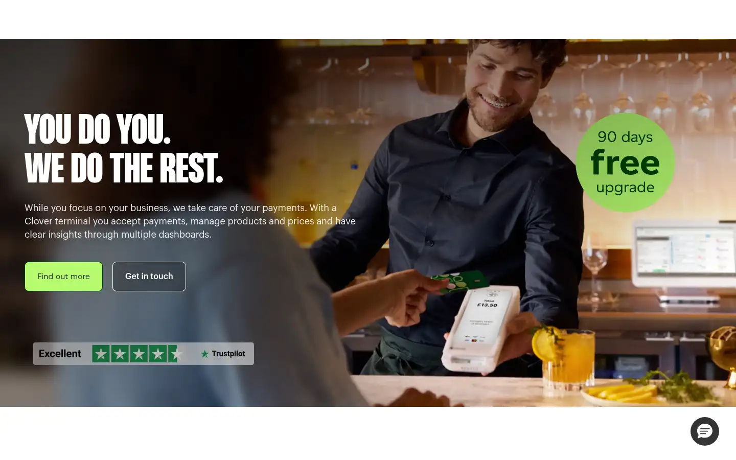 Screenshot of uk.clover.com