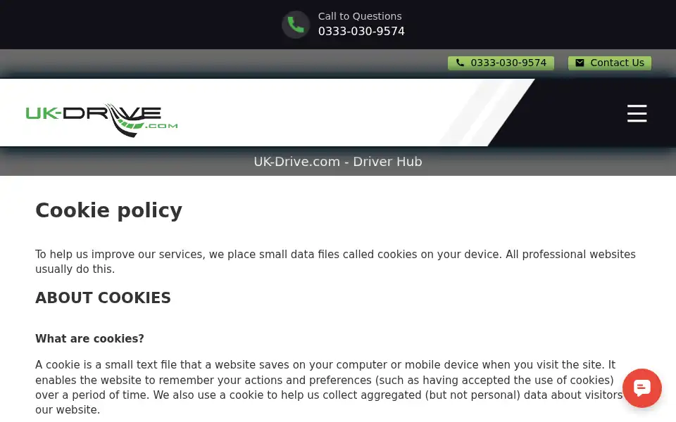 Screenshot of uk-drive.com