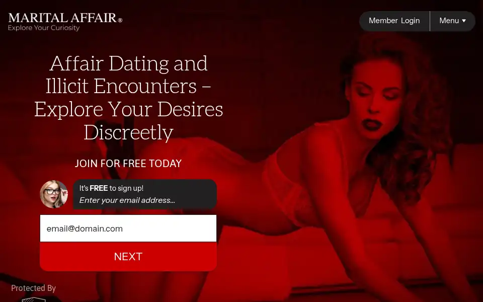 Screenshot of uk.maritalaffair.com