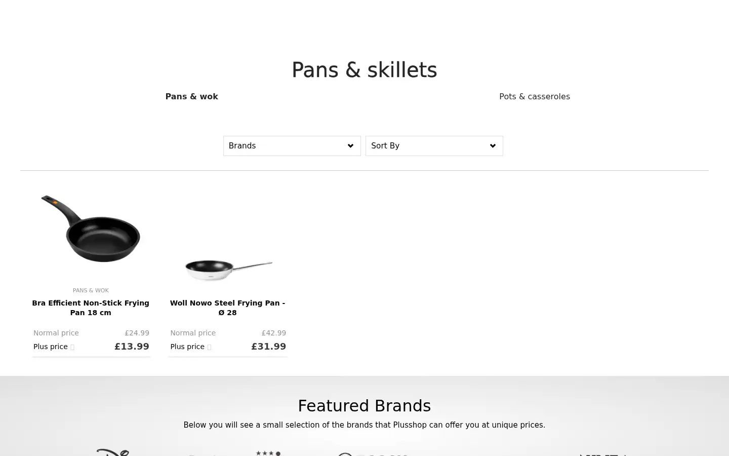 Screenshot of uk.plusshop.com
