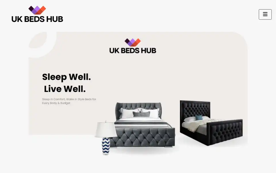 Screenshot of ukbedshub.co.uk