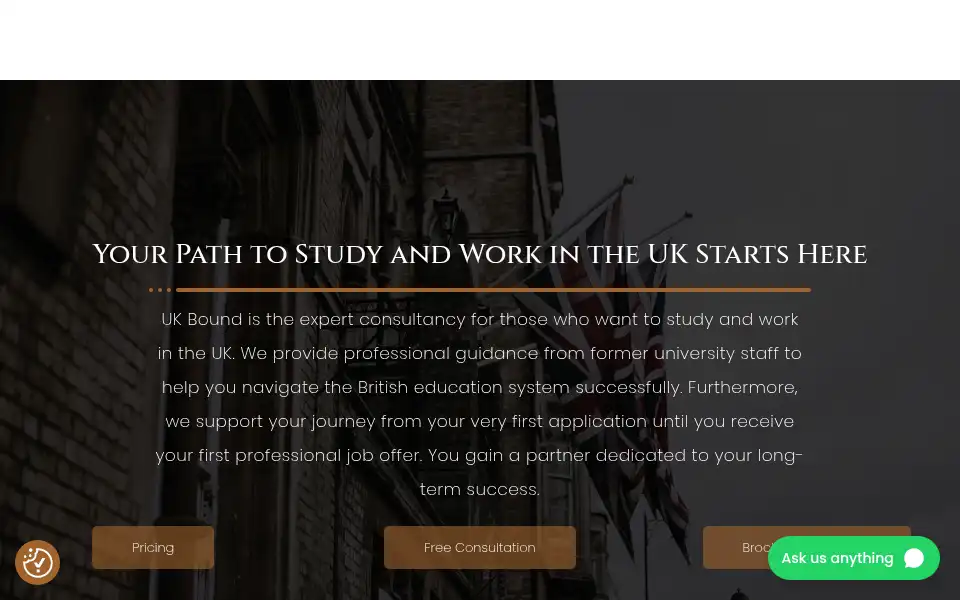 Screenshot of ukbound.org