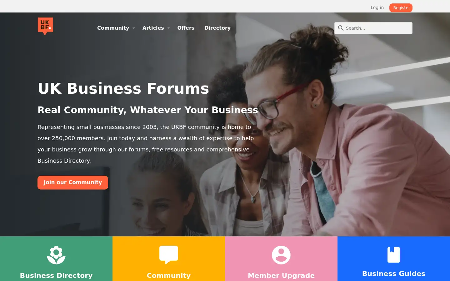Screenshot of ukbusinessforums.co.uk