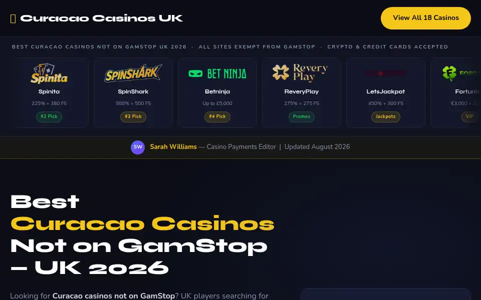 Screenshot of ukcreams.co.uk