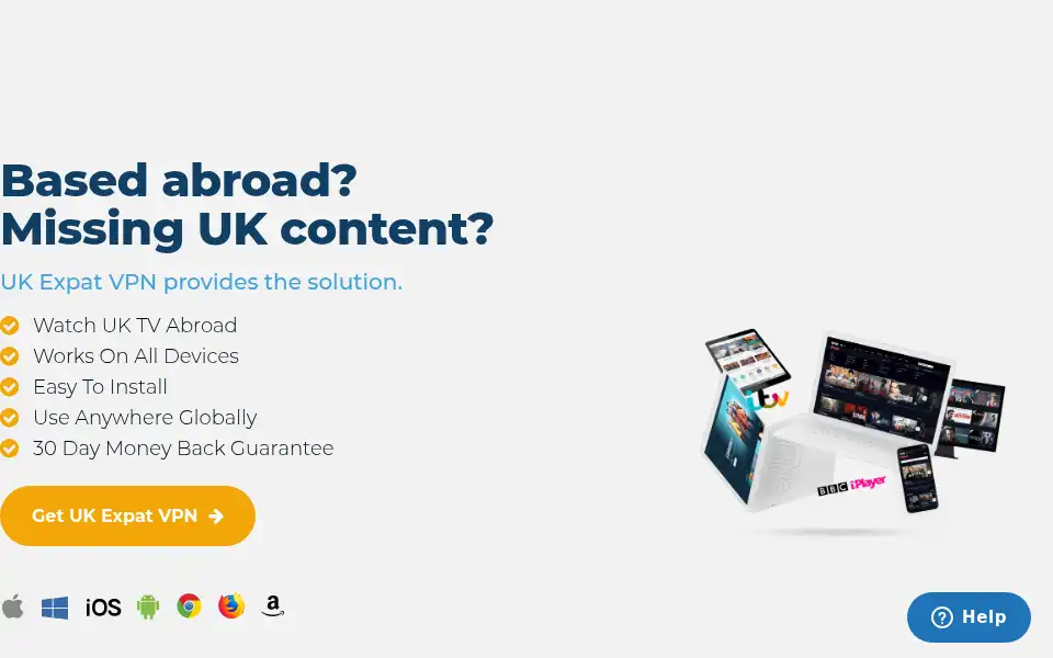 Screenshot of ukexpatvpn.com