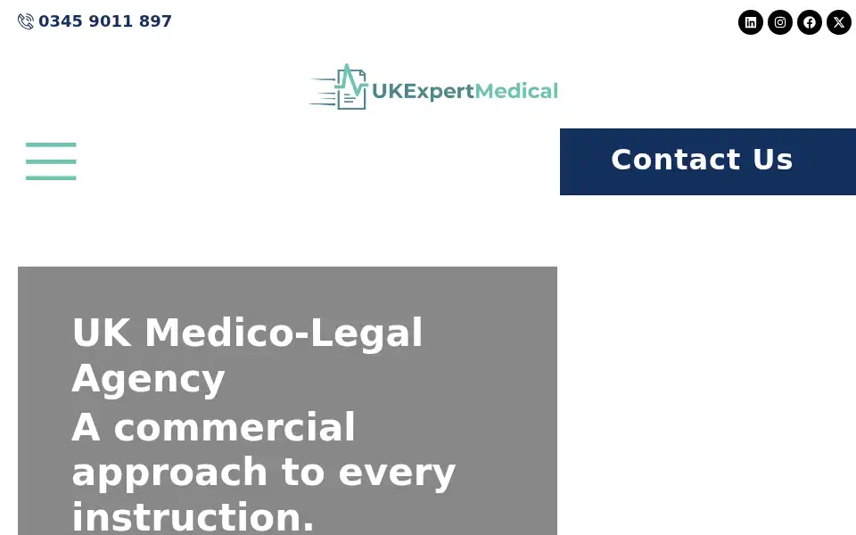 Screenshot of ukexpertmedical.co.uk
