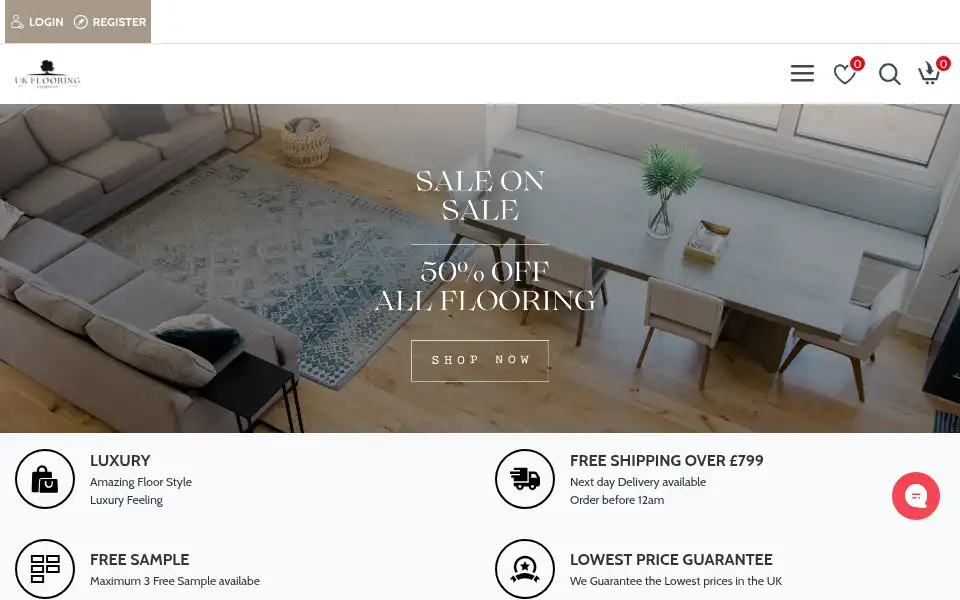 Screenshot of ukflooringcompany.com
