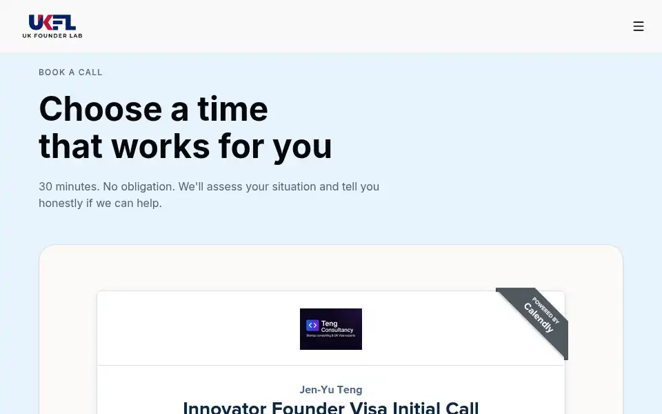 Screenshot of ukfounderlab.com