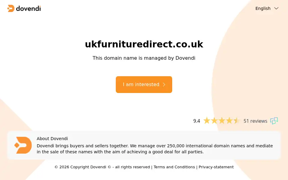 Screenshot of ukfurnituredirect.co.uk