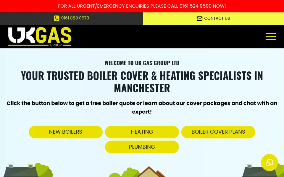 Screenshot of ukgasgroup.co.uk