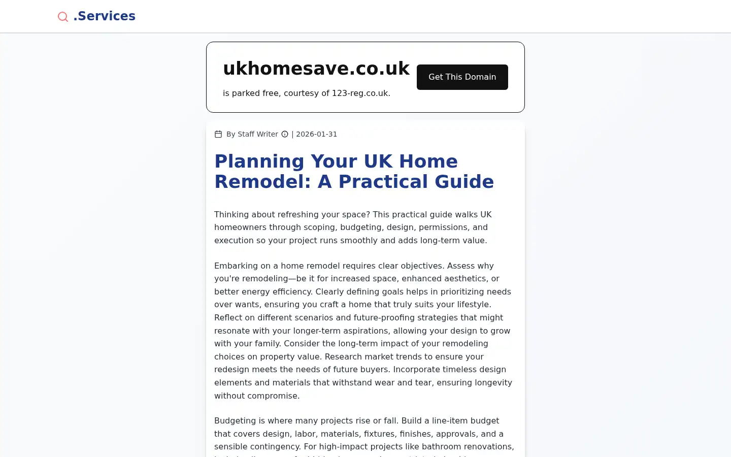 Screenshot of ukhomesave.co.uk