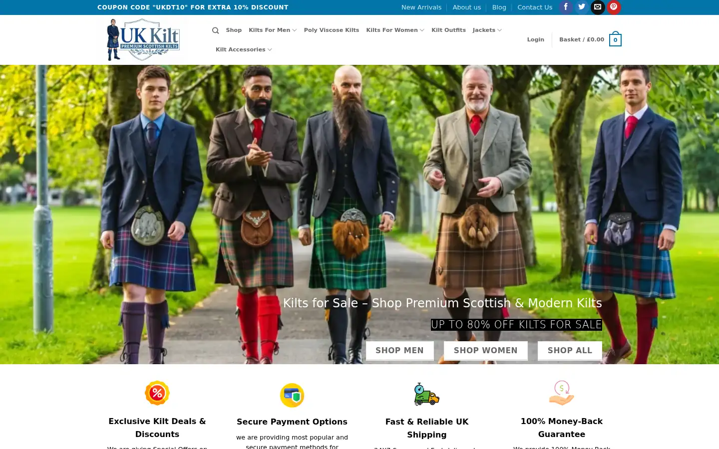 Screenshot of ukkilt.com