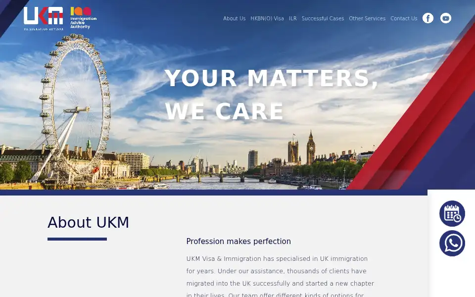 Screenshot of ukmvisa.co.uk