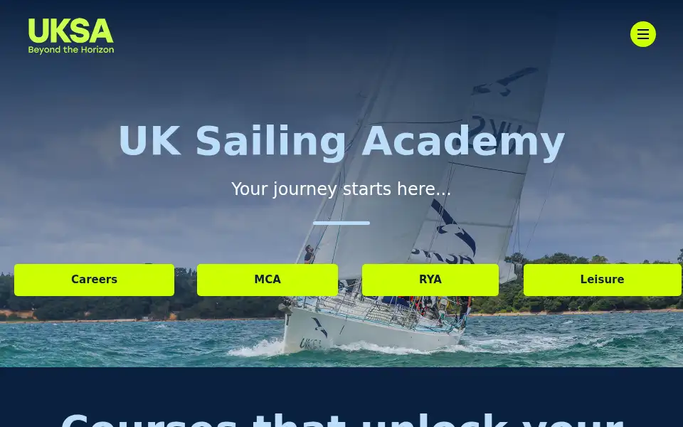 Screenshot of uksa.org