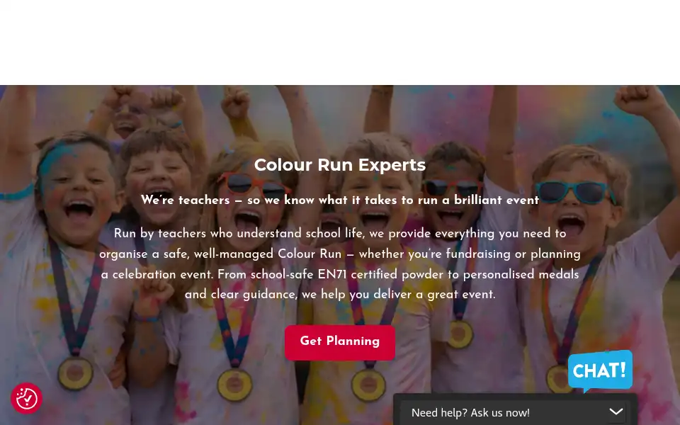 Screenshot of ukschoolrun.com