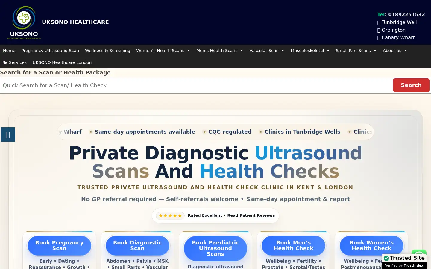 Screenshot of uksono.com