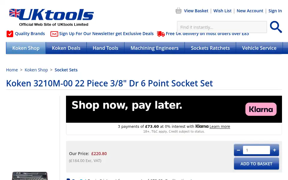 Screenshot of uktools.com