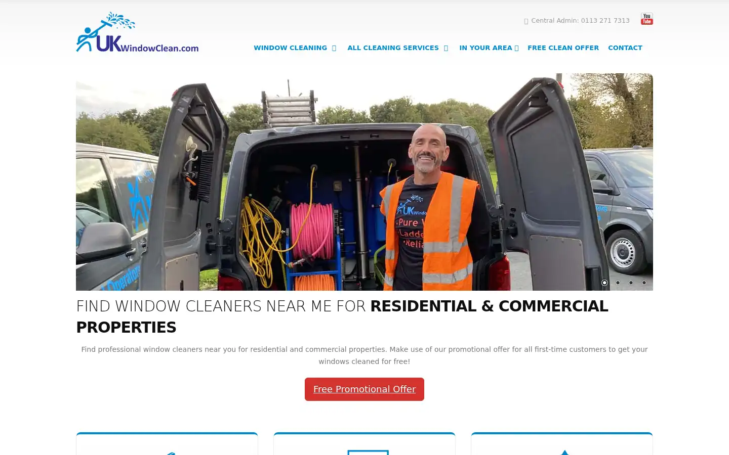 Screenshot of ukwindowclean.com