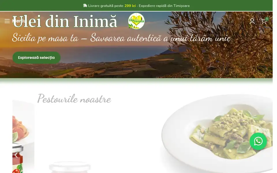 Screenshot of uleidininima.ro