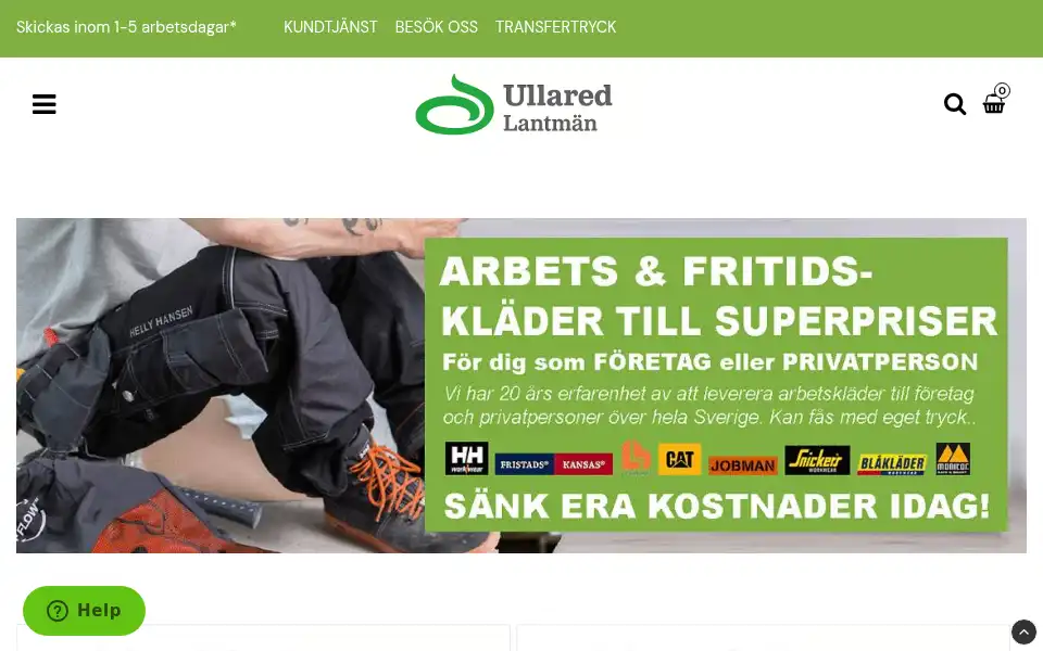 Screenshot of ullaredlantman.se
