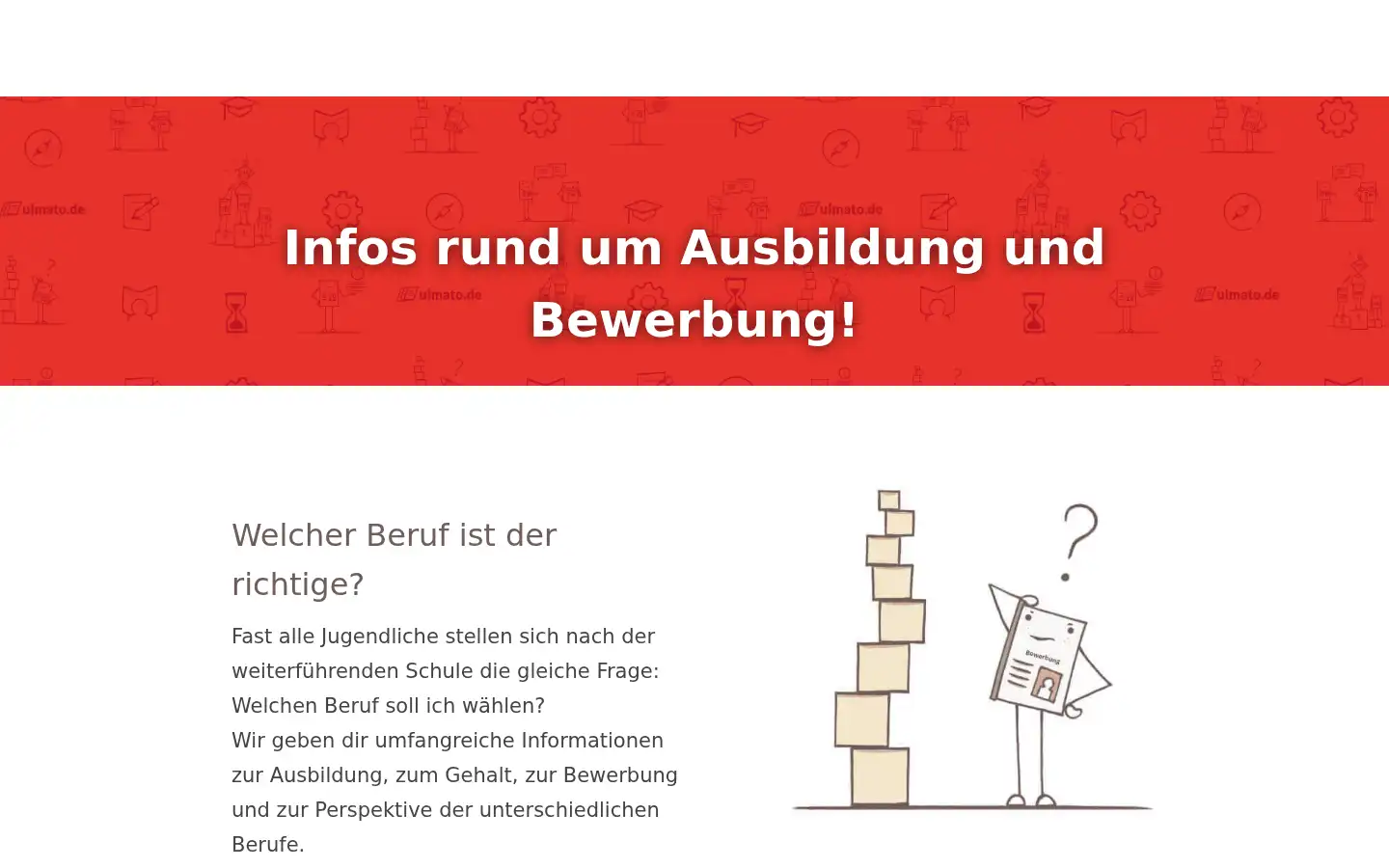 Screenshot of ulmato.de