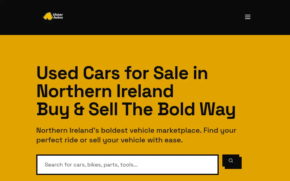 Screenshot of ulsterautos.co.uk