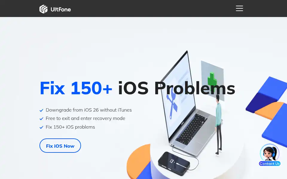 Screenshot of ultfone.net