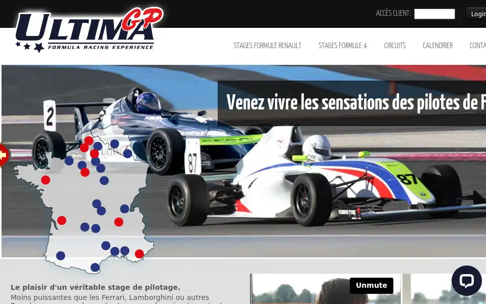 Screenshot of ultima-gp.com