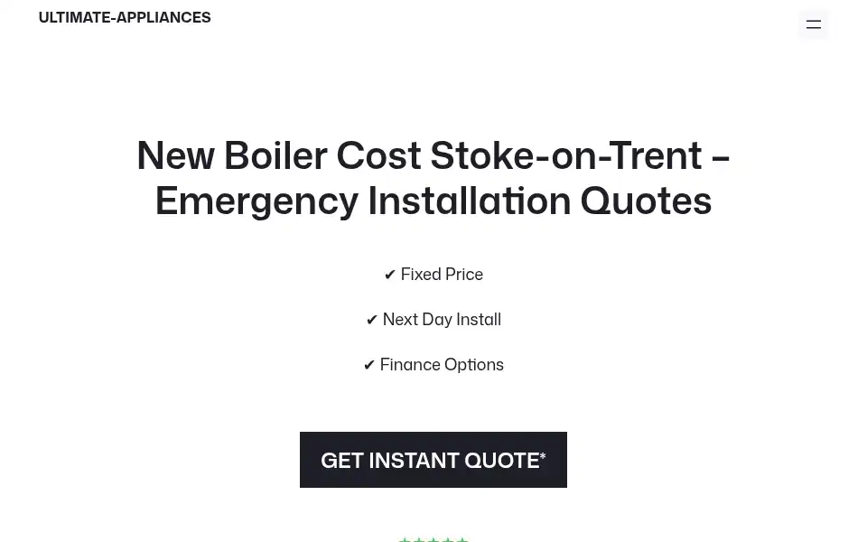 Screenshot of ultimate-appliances.co.uk