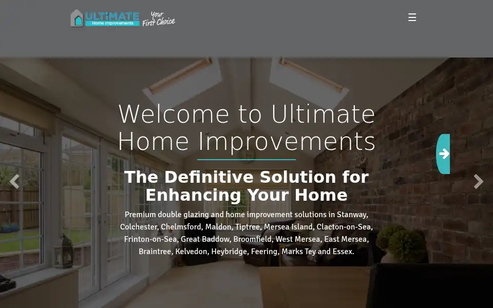 Screenshot of ultimate-homeimprovements.co.uk
