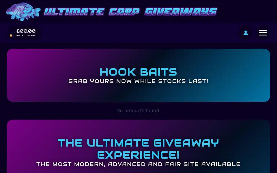Screenshot of ultimatecarpgiveaways.co.uk