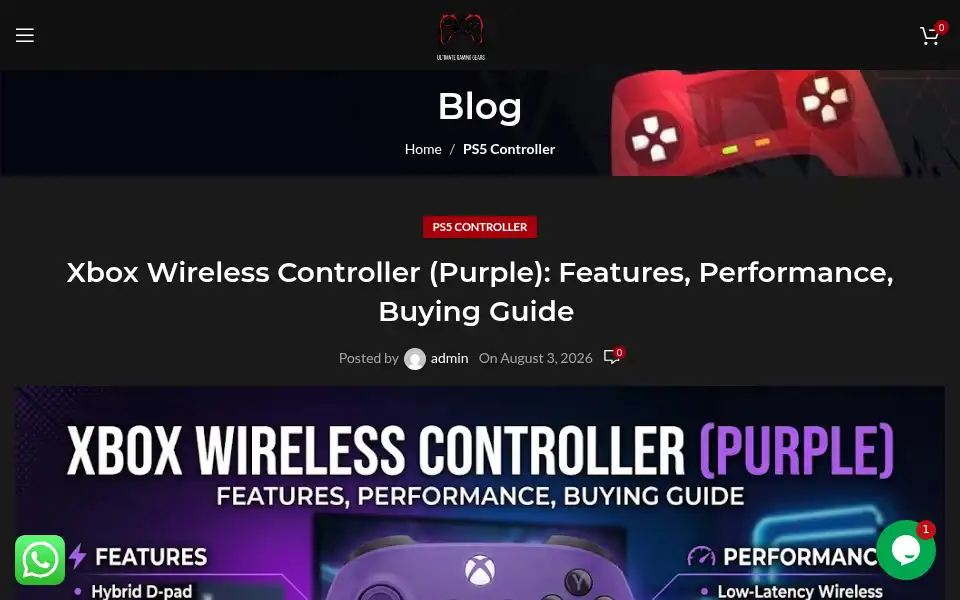 Screenshot of ultimategaminggears.com