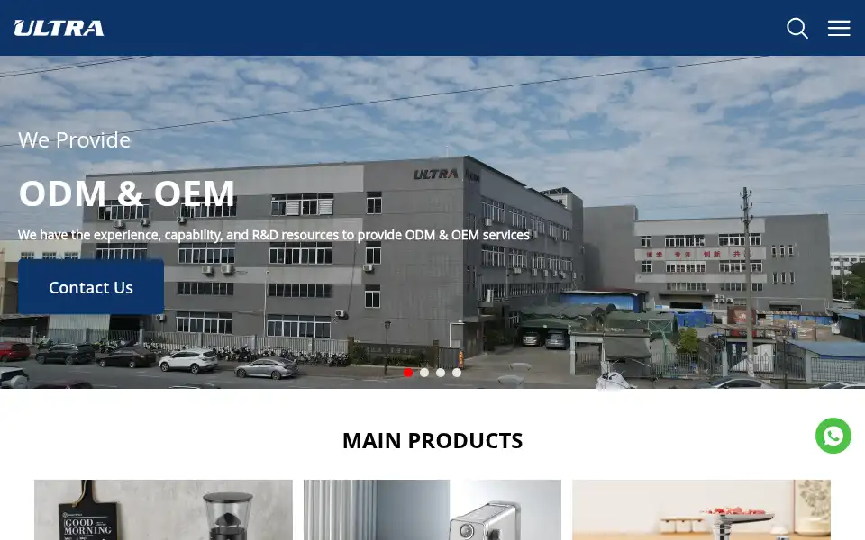 Screenshot of ultra-appliance.com
