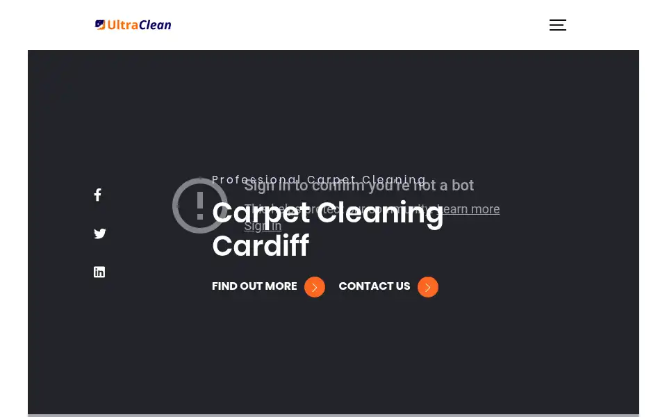 Screenshot of ultracleanservices.co.uk