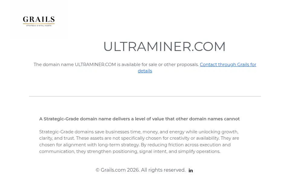 Screenshot of ultraminer.com