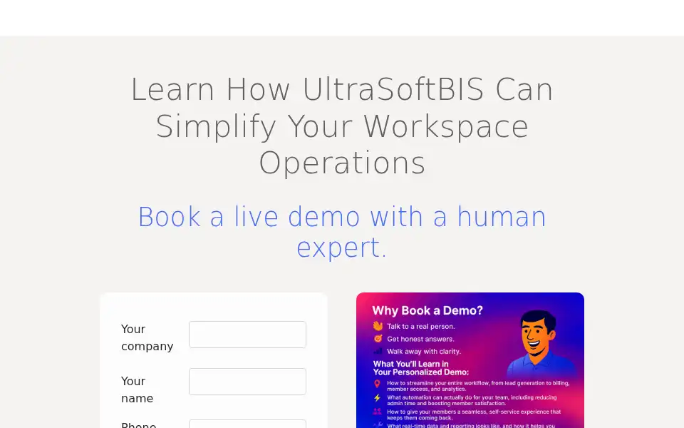 Screenshot of ultrasoftbis.com