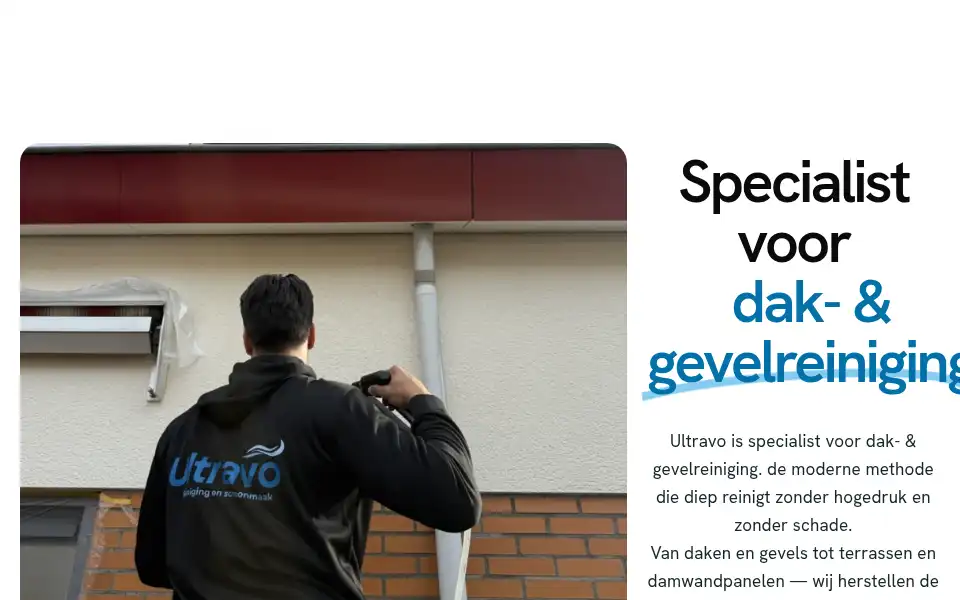 Screenshot of ultravo.nl