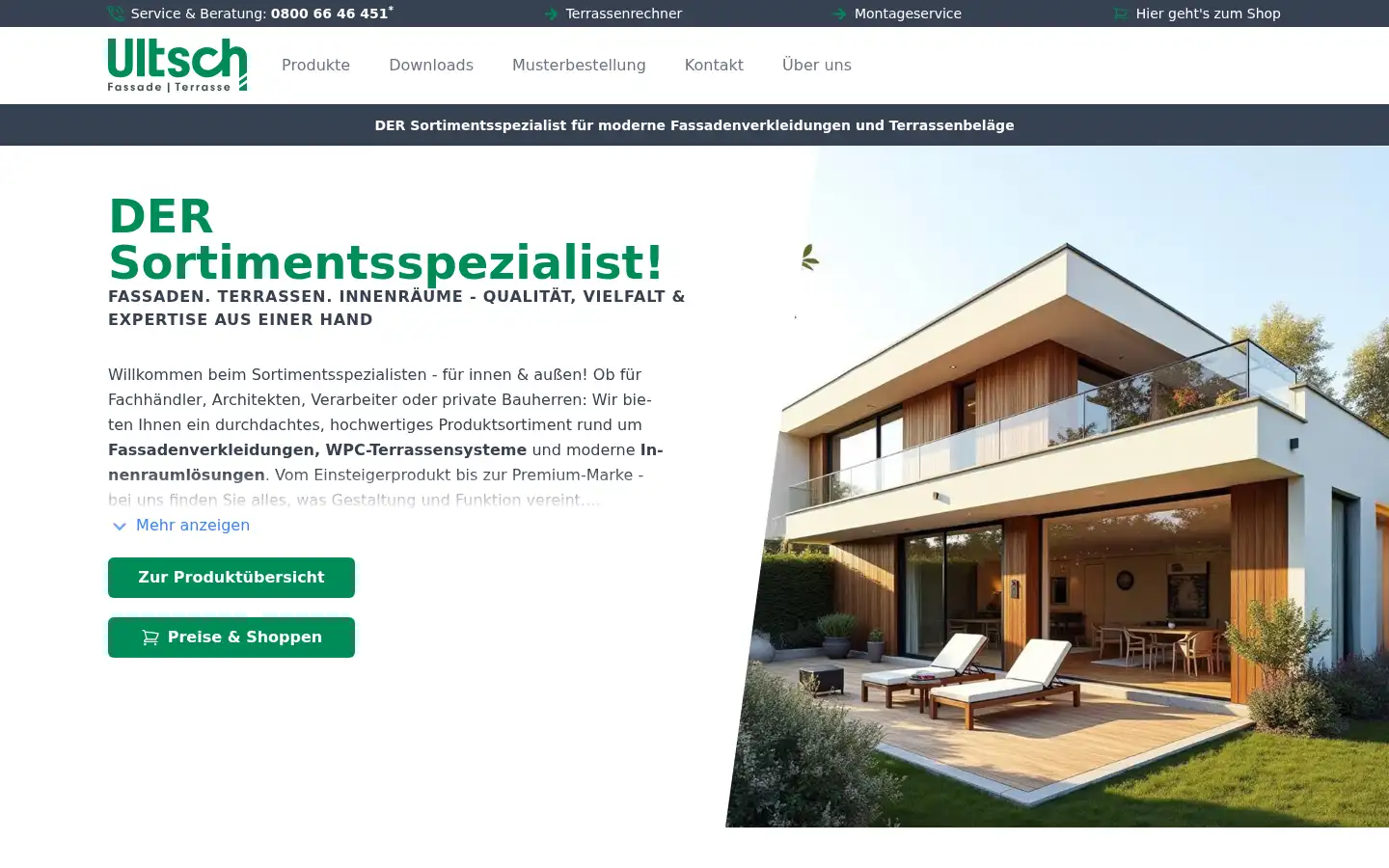 Screenshot of ultsch.info
