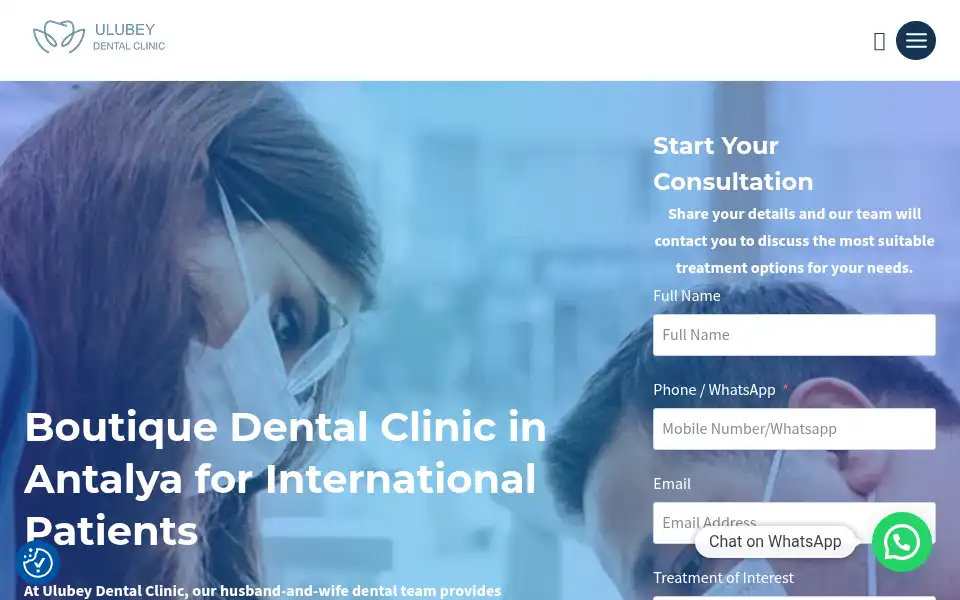 Screenshot of ulubeydental.com